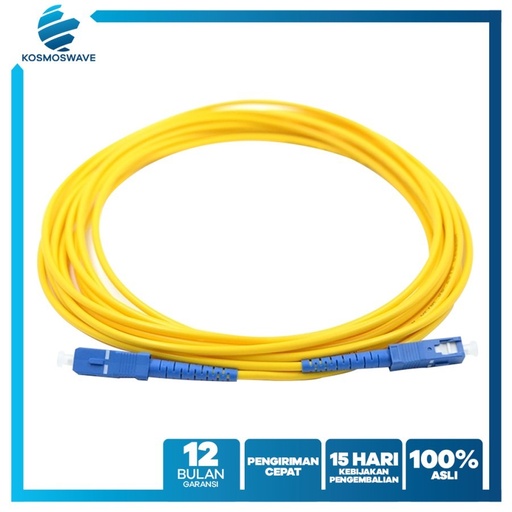[3007009] Patchord SC UPC 1m 2mm YELLOW 1m FTTH 